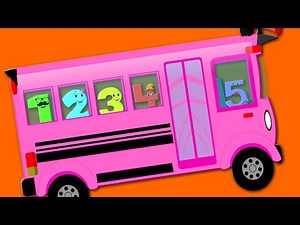 Numbers Wheels On The Bus | Learn Numbers For Kids | Nursery Rhymes For Childrens