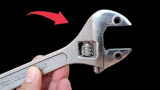 18K views · 109 reactions | 99% of people don't know the true function of the adjustable wrench! IT'S AMAZING | Homemade Creative | Facebook