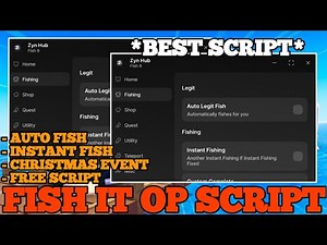 Fish It Script *BEST* - Auto Farm, Free Instant Fishing, Christmas Event, & More! 🎄🐟