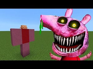 Cursed Peppa Pig Addon in Minecraft PE