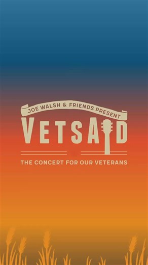 It’s here! Stream live or on demand! Get exclusive merch! Support our vets! - Love, Joe | Joe Walsh