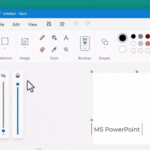 MS PowerPoint Taking and Inserting Screenshots