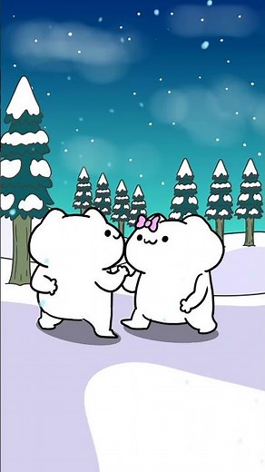 Snowman Dance #animation #bongocat #bongocatmemes #cat