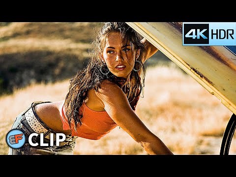 Eyes On Mikaela Scene | Transformers (2007) 4K HDR Movie Clip