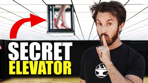 I Created a Secret Office Hideout in the Ceiling!