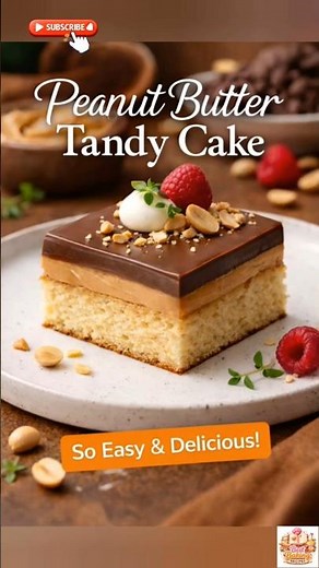 Classic Peanut Butter Tandy Cake That Melts in Your Mouth!