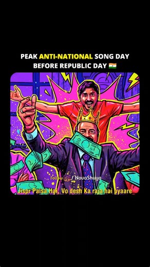 NovaShuya || Aayush Kashyap on Instagram: "A young YouTuber released a sharp satirical video on Republic Day eve, using exaggerated comedy to call out crumbling infrastructure, polluted water, biased media, and evasive politicians. The skit struck a chord online, with viewers applauding the bold script and sharing clips as praise poured in for spotlighting systemic issues through humor, while the creator modestly said he just hoped it added value. Video Credit: YT @puravjha 𝘋𝘪𝘴𝘤𝘭𝘢𝘪𝘮𝘦𝘳: