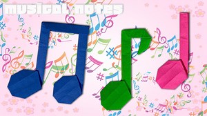 【折り紙】簡単 音符の3種🎶How to make paper Music Notes#음표#四分音符#八分音符#ミュージック#音楽#折り方#おりがみ#origami#摺紙#종이접기#DIY#作り方 – Origami hana’s channel