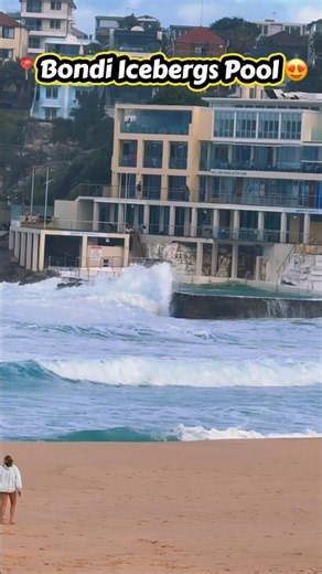 📍Bondi Icebergs Pool that’s where you wanna be! #sydney #bondibeach #australia #travel #viral #usa