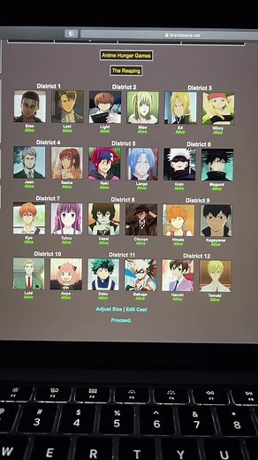who do you think will win?? #anime #animehungergames #hungergames