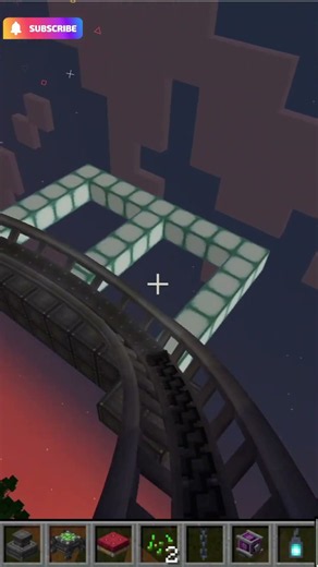 I Built a HUGE Roller Coaster With an M Loop in Minecraft! 🎢🔥