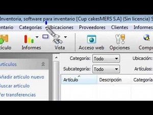 Inventoria Categoria,Ubicacion,Cliente,Proveedor