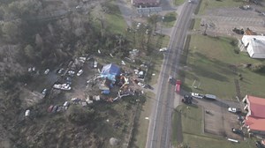 VIDEO: Storm damage in Conroe