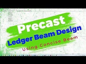 Ledger Beam Design using Concise Beam