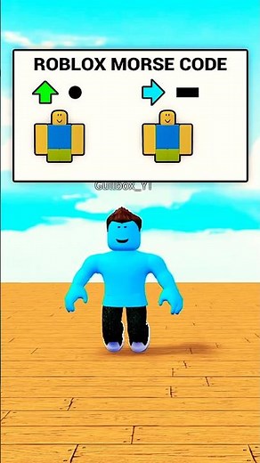 Roblox Morse Code EASY #roblox #ogroblox #robloxnostalgia
