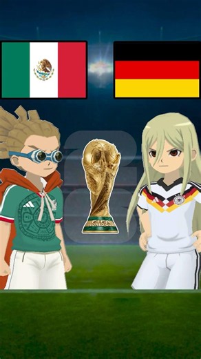 🇲🇽 Mexico Germany 🇩🇪 Inazuma World Cup Highlights
