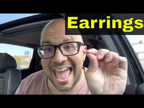 Screw Back Earrings-How To Put Them On Easily-Tutorial