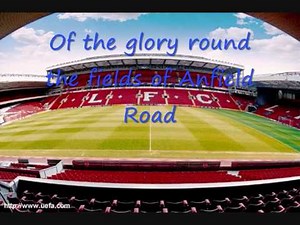 The fields of Anfield Road with lyrics