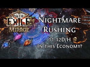 Rushing Nightmare Maps for Uber Fragments | PoE 3.28 Mirage