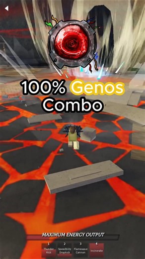 100% Genos Combo | The Strongest Battlegrounds