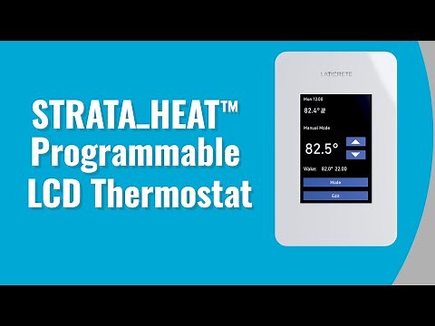 Easy Setup Guide: STRATA_HEAT Programmable LCD Thermostat