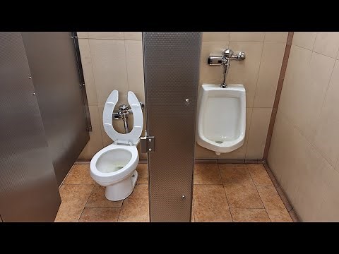 Unrenovated Walmart Restroom with Eljer Fixtures