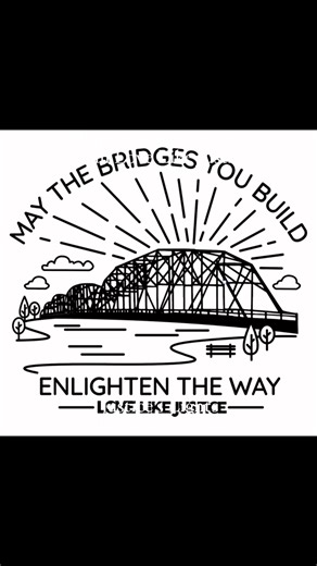 A beautiful New Year’s Eve in Glendive, Montana. Justice’s lights glowing blue and green on the bridge, reminding us to live with kindness, courage, and love—every single day. ✨ Live Like Justice ✨ #lovelikejustice #JusticeLights #overtheyellowstoneriver #BellStreetBridge #montananights #glendivemontana | Love Like Justice Company