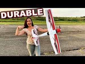 EPIC CRASH ON TAKE OFF! - Arrows Bigfoot RTF RC Plane Eats Gravel! - TheRcSaylors