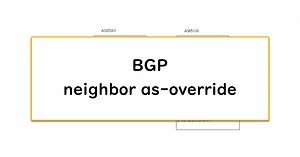 BGP neighbor as-overrideコマンド | ネットワークのおべんきょしませんか？