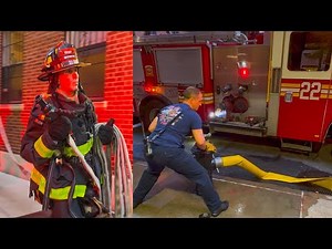 **FIRST DUE 10-75** URGENT! FIRE on the 3rd FLOOR - Upper East Side Apartment [ Manhattan Box 1187 ]