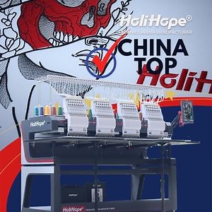 [Hot Item] 10 Years Motor 4 Head Embroidery Machine Automatic 1200 Spm Computerized Embroidery Machine Low Price Cap T-Shirt Flat Embroidery Machine 15 Needles for Sale