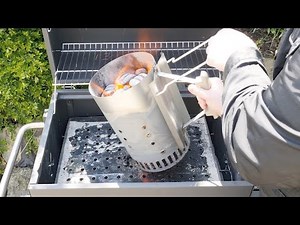 The best! Weber Rapidfire chimney starter tested // How to light your charcoal grill and charcoal!
