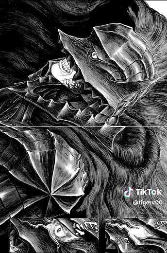 Vibrant Colored Berserk Panels | Guts and Griffith