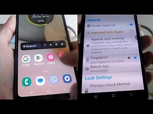 How to lock apps with fingerprint samsung a12