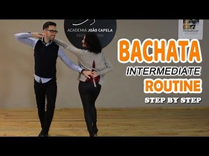 TUTORIAL - 🔥Bachata Dance🔥 Intermediate Routine Step by Step