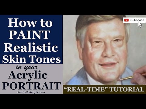 How to Paint Realistic Skin Tones in Your Acrylic Portrait