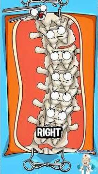 Inside a Scoliosis Surgery (But Make It Dramatic) 🦴#shorts #science