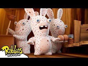 Rabbids with Fleas 🥴 Rabbids Invasion 🐰 Full Episode | Best Cartoon and Videos For Kids