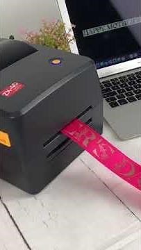 Create your own ribbons for Mother's Day using the ZX-40 Plus Ribbon Printer! #ribbon #foilprint