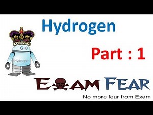 Chemistry Hydrogen part 1 (Introduction) CBSE class 11 XI