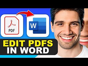 How to Open and Edit a PDF File in Microsoft Word