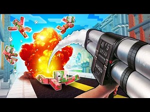 10,000 Zombies vs OUR SECRET WEAPON! - Realistic Minecraft