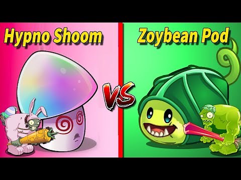 HYPNO SHROOM vs ZOYBEAN POD - Who Will Win? Pvz 2 Gargantuar Vs Zomboid Gargantuar