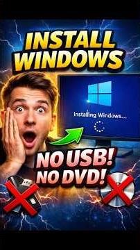 Windows Installation without USB or DVD