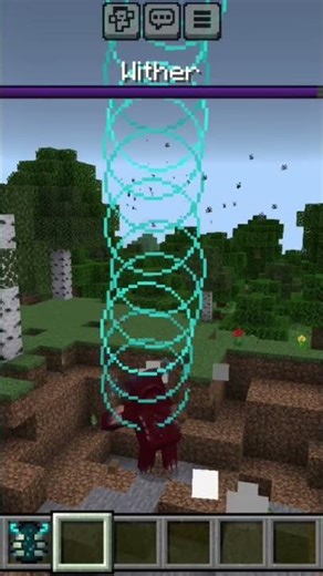 warden vs wither 😱😰😨🙀 #minecraft # gaming # short