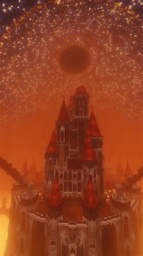 Minecraft Nether Castle | Minecraft Timelasp Building . #minecraft #minecraftbuilding