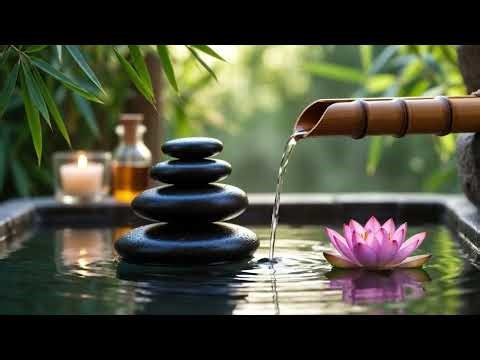 Relaxing Stress Relief Music + Flowing Water Sounds 🌿 A Gentle Mind