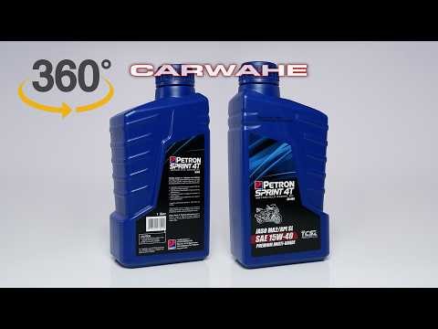 PETRON SPRINT 4T SR 400 SAE 15W-40 Motorcycle Engine Oil | JASO MA2, API SL (1Liter) || carwahe