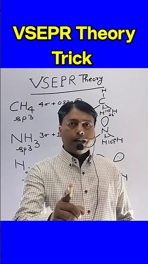 VSEPR Theory|#shorts #viral #youtube #chemistry