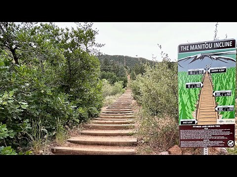 Manitou Incline 🧗‍♂️ - 2744 steps, 1 mile, 2000 feet